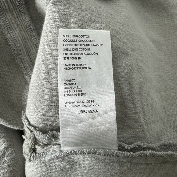 Urban Outfitters BDG Skirt Women Large Gray‎ ALine Pleated Corduroy Mini Neutral - Picture 6 of 8